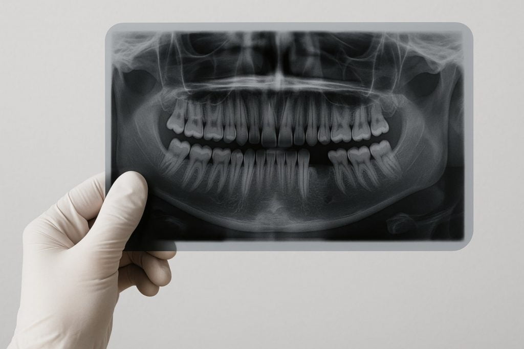Экспресс имплантация с временной коронкой
